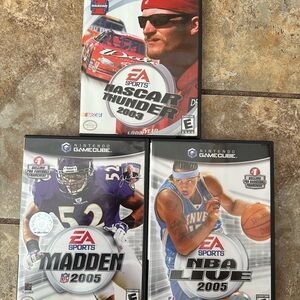 3 Nintendo GameCube Sports Game Bundle